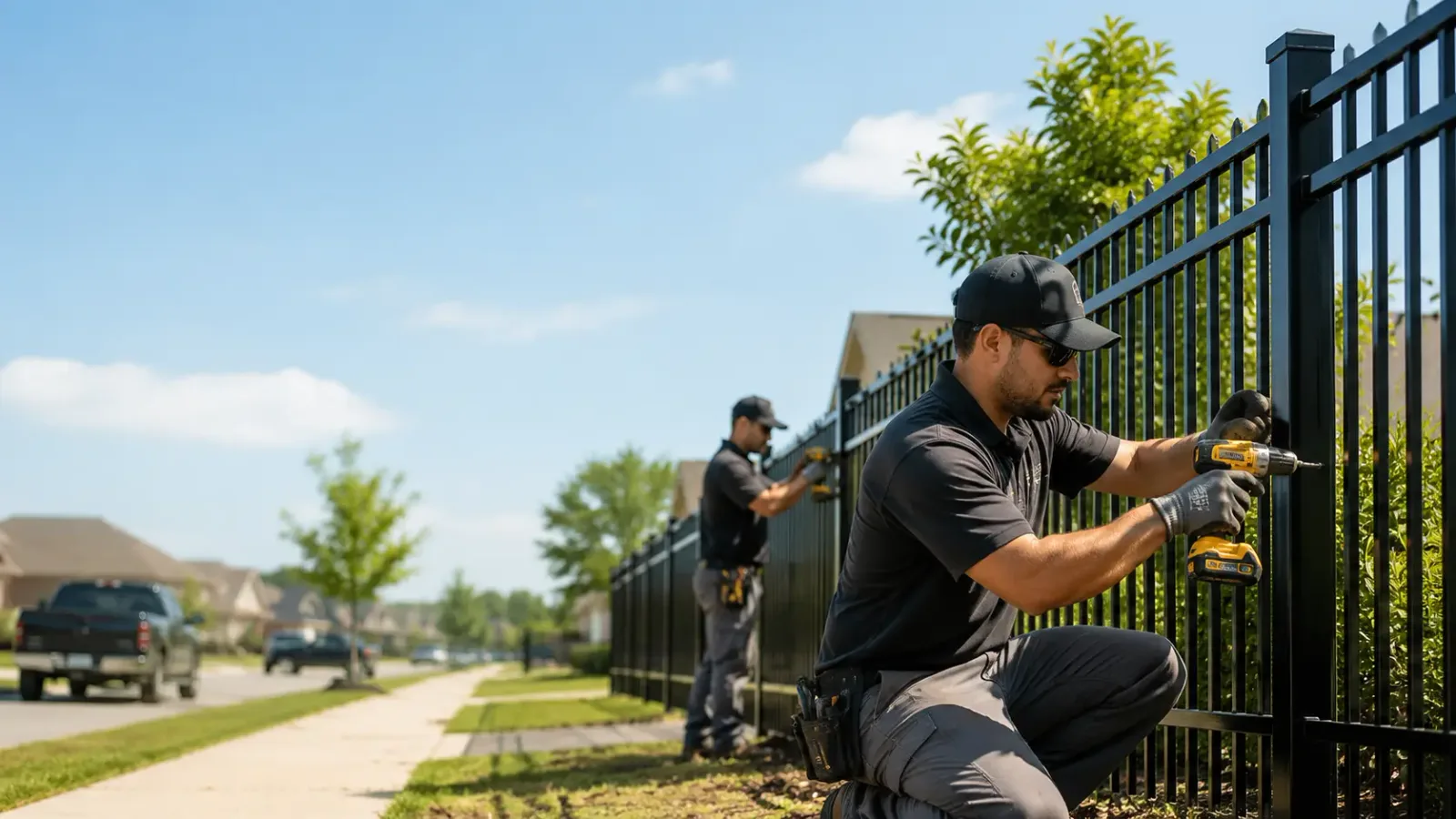 Metal Fence Installation in Metairie, LA